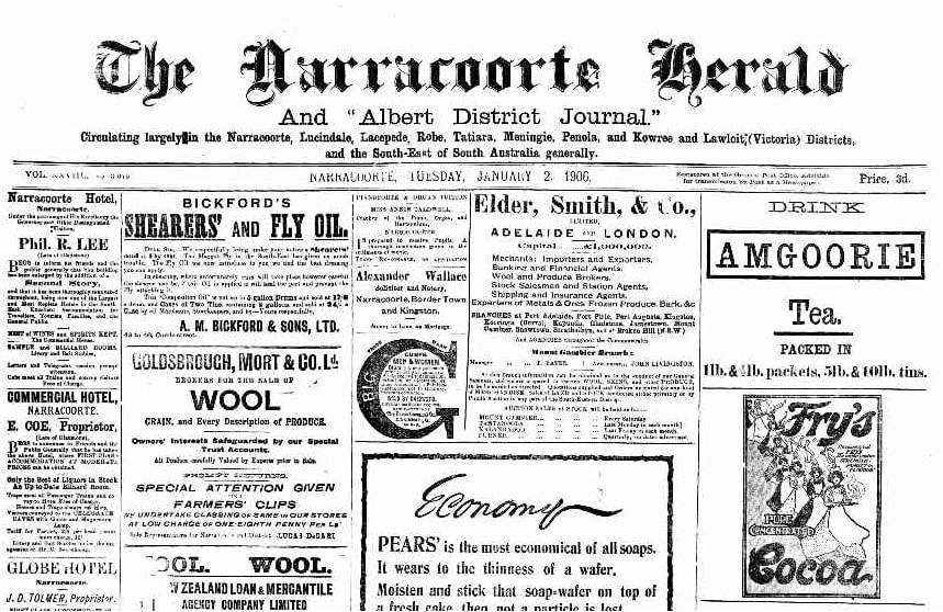 Naracoorte Herald 1906