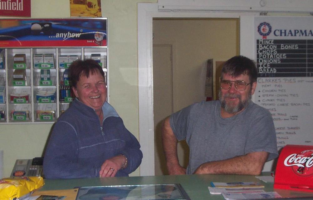 Viv and Mark Gould at the Avenue store in 2002 Viv and Mark Gould at the Avenue store in 2002