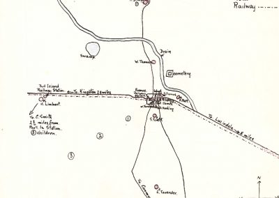 In 1941 the school inspector in the South East invited schools to contribute two pages about their school. This is 1 of 2 pages from the Avenue school’s contribution. Image supplied courtesy of Marion Hextall in 2020.