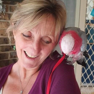 Dawn smooching with Georgie