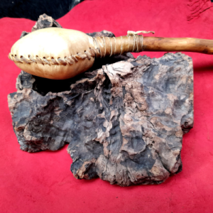 Deer Skin Medicine Rattle