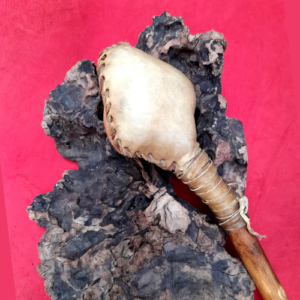 Deer Skin Medicine Rattle