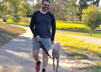 Walking with Manners, Dog Behavioural Training with Tamara Adelaide, Best Friend Dog Care Behavioural Training, Greyhound