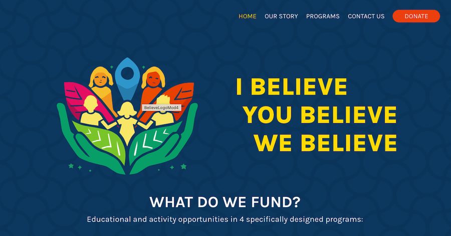 I Believe You Believe We Believe website homepage